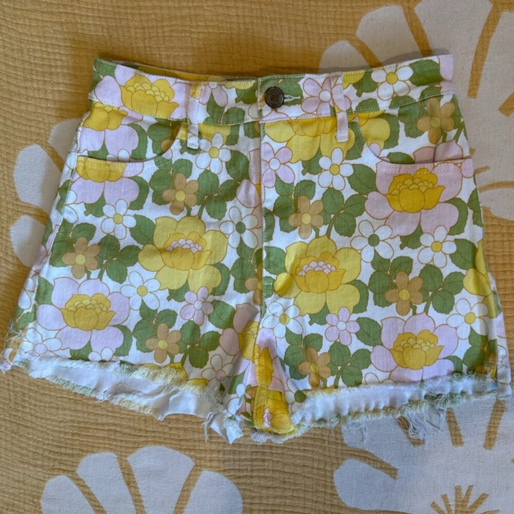 ❌SOLD ON DEPOP❌SHOW ME YOUR MUMU- Arizona High Waisted Shorts - Picture 3 of 8